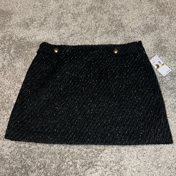NWT MICHAEL KORS High-Waisted Tweed Mini Skirt Size 14 - Picture 5 of 14